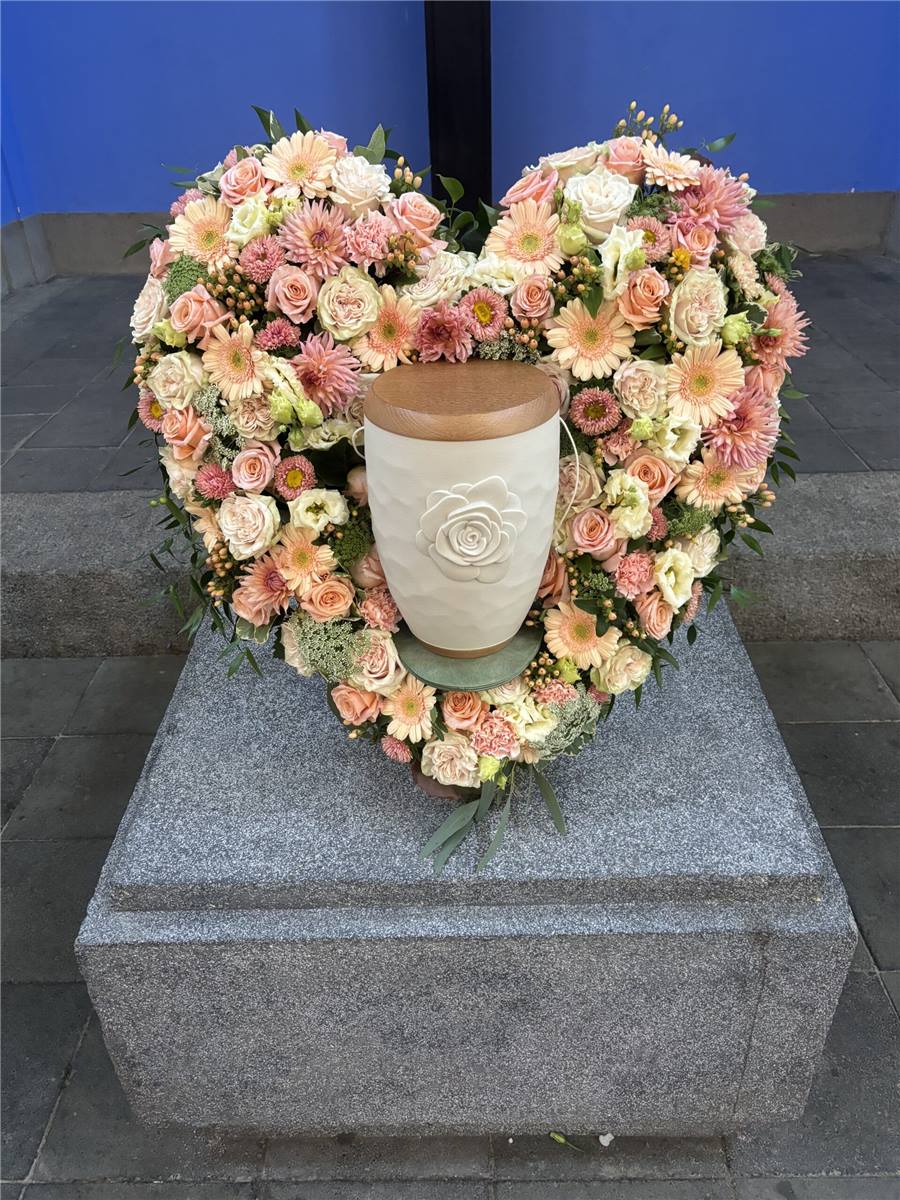 Stern aus weißen Blüten