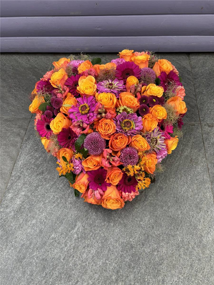 Kranz aus rosa Rosen